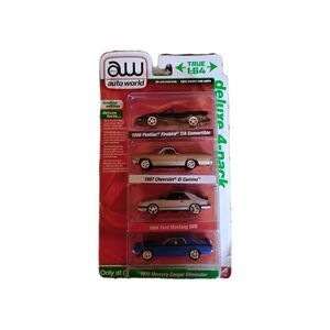 Auto World 2022 Release 2 Version A Deluxe 4 Pack Target Exclusive 1/64 Diecast